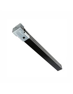 Pata Somier 30x30mm Negra A-25 Cm 4u
