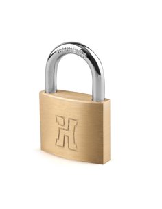 Candado latón handlock arco normal 40mm iguales