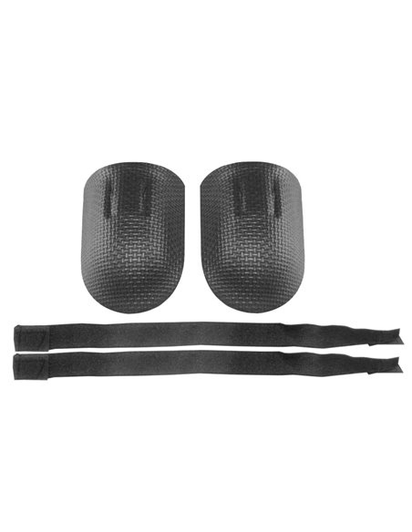 Joelheiras de borracha workfit com velcro