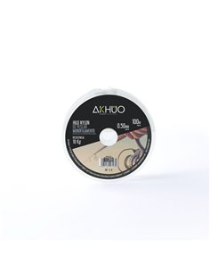 Hilo nylon pescar blanco akhuo 0,5 mm 100 m