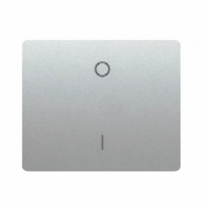 Tecla interruptor bipolar ALUMINIO MERCURIO BJC IRIS 18708-MA