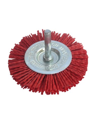 Cepillo bloque nylon stein 75mm con espiga 6mm
