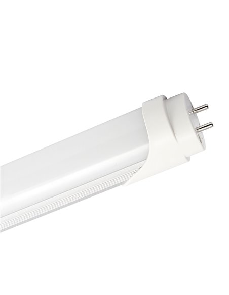 Fluores Led T8 Aluminio Mate 60cm 9wne