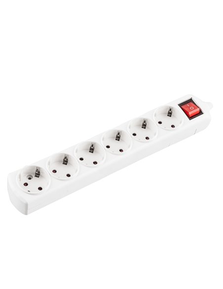 Switch onlex t/t de base branca sem cabo 6 saídas