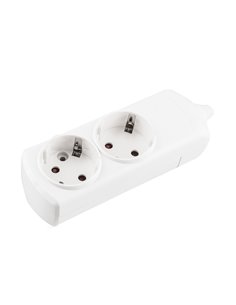 Base Onlex Blanca 2 Tomas Sin Cable