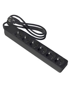 Cabo onlex t/t base preta 1,5 m 6 soquetes