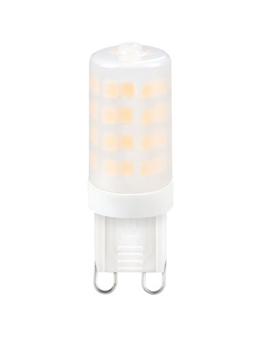 Bombilla led g9 matel aluminio pc 4w cálida