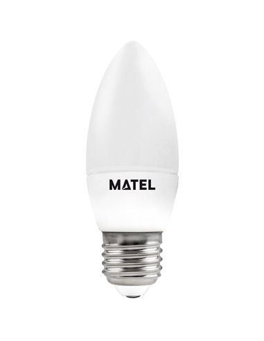 Lâmpada vela LED Matel E14 5W RGB
