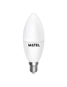 Bomb Led Vela Regulable E14 7w Fria