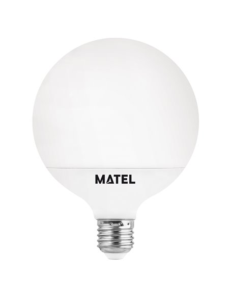 Bombilla led globo matel regulable g120 e27 fría 15w