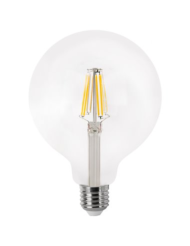 Lâmpada Globe LED filamento matel E27 g125 4W...