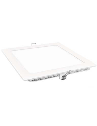 Downlight Led Cuadrado Blanco 15w Neutra