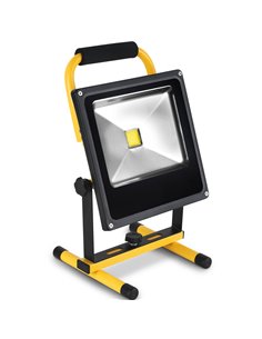 Proyector led recargable matel ip65 10w fría