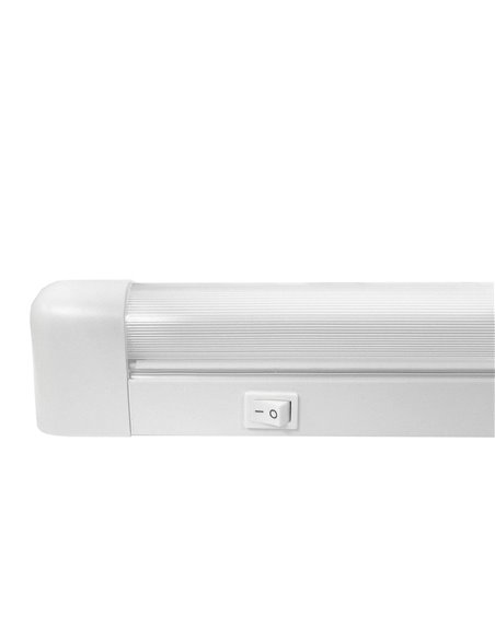 Faixa de abajur Matel com interruptor 1 tubo LED 60cm 9w