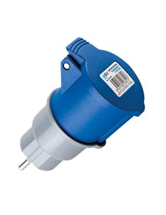 Adaptador industrial onlex ip44 m2p+base 2p+t