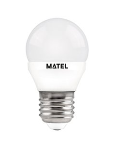 Bombilla led esférica matel e27 5w fría (3 intensidades)