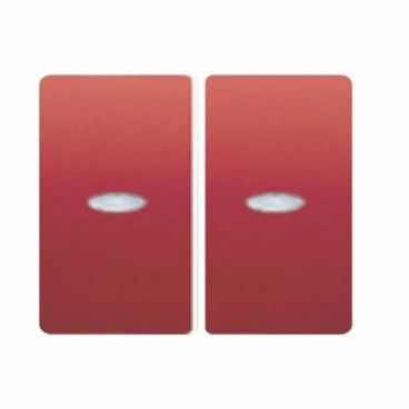 Tecla doble interruptor o conmutador con luminoso COBRE JAIPUR BJC IRIS 18709-CJL