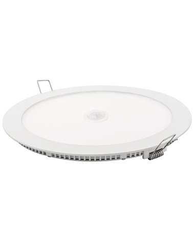 Downlight LED redondo matel branco sensor 18w 6400K