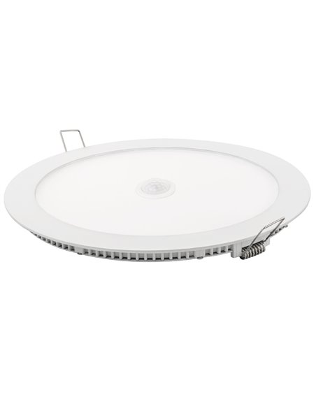 Downlight LED redondo matel branco sensor 18w 6400K