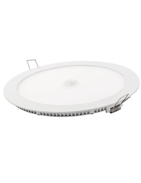 Downlight LED redondo matel branco sensor 18w 4200K