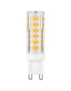 Bombilla led g9 matel aluminio pc 6w cálida