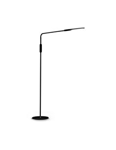 Candeeiro de pé LED preto flexível Korpass 9w