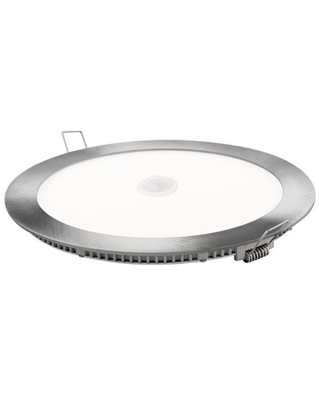 Downlight LED redondo matel prata sensor 18w 6400K