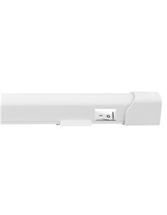 Regleta led con interruptor t8 matel 10w 60cm fría