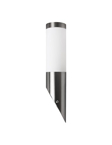 Aplique exterior inox e27 ip44 matel pared