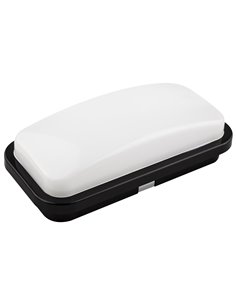 Aplique Led Ip65 Negro 176x271mm 20w Fr
