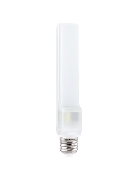 PLC matel E27 lâmpada LED rotativa 10W 230v 4200K