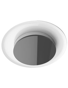 Aplique led matel bidireccional ip65 redondo 10w fría