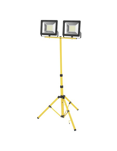 Trípode con proyector led matel ip65 2x30w fría
