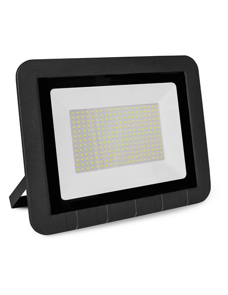 Proyector led plano negro matel ip65 200w fría