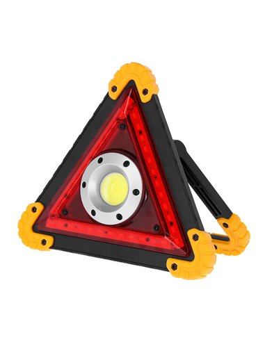 Portátil led cob recargable multifunción triángulo
