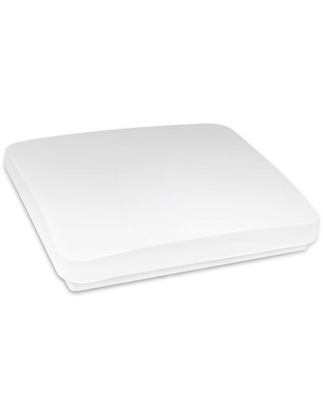 Aplique LED extraplano quadrado matel 48w neutro