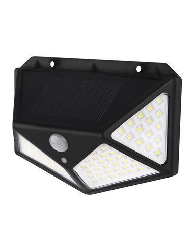 Aplique solar de parede LED Korpass com sensor...