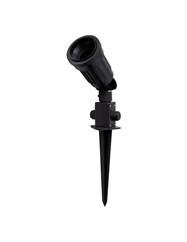 Proyector estaca jardín 1xe27 matel ip44