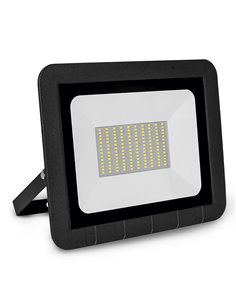 Proyector Led Plano Negro 75w Fria