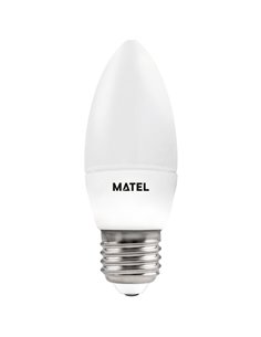 Lâmpada LED vela Matel 5W E27 6400K (3 intensidades)