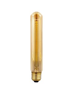 Lâmpada LED tubular vintage Edison Matel E27 T300 40W