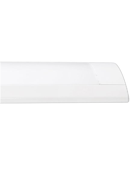 Tela led branca ip20 2 tubos matel 18W 120cm