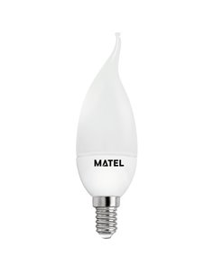 Lâmpada LED chama Matel E14 5W 6400K (3 intensidades)