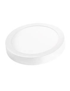 Downlight led matel redondo blanco superficie 18w chip samsung luz fría