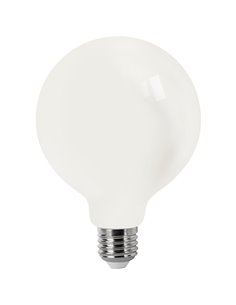 Bombilla led filamento matel e27 g95 8w fría opal