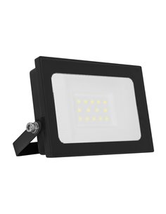 Proyector led aluminio negro matel 12/24v 10w
