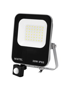 Projetor LED de alumínio matel chip samsung sensor 30w frio