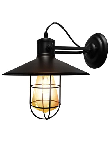 Aplique vintage E27 matel 260x300mm