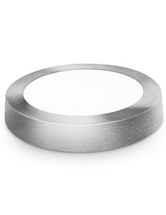 Downlight Led Superf Redon Plata 6w Fr