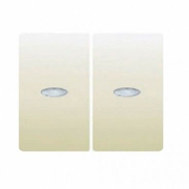 Tecla para interruptor, conmutador o cruzamiento BLANCA BJC IRIS 18705